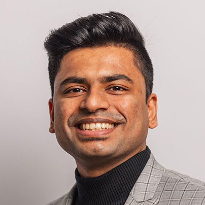 Portrait of MBA student Rahul